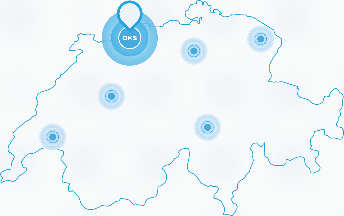 OMS Prüfservice Standorte Schweiz
